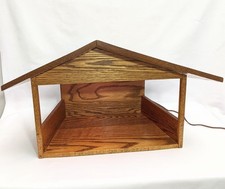 Vintage oak nativity for sale  Federal Way