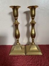 Vintage brass candlesticks for sale  LOWESTOFT