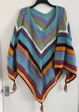 Crochet poncho handmade for sale  SUTTON COLDFIELD