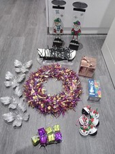 Assorted christmas decorations for sale  WHITBY