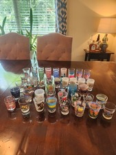 colección gafas de chupito, lote de 41 vasos. Recuerdos de condados y estados segunda mano  Embacar hacia Mexico