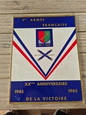 Rare plaquette armee d'occasion  Gueux