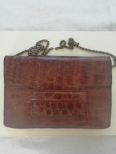 Sac pochette croco d'occasion  Thorigné-Fouillard