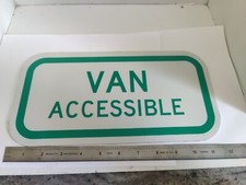 Van accessible sign for sale  Memphis