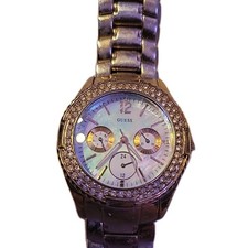 Relógio feminino GUESS G111609L multifuncional tom dourado comprar usado  Enviando para Brazil