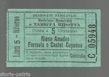 Campania ferrovie tramways usato  Italia