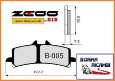 45b00500 pastiglie freno usato  Castellammare di Stabia