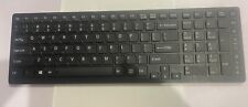 Teclado inalámbrico Sony VAIO modelo VGP-WKB14 negro - 15 1/2” probado funciona segunda mano  Embacar hacia Argentina