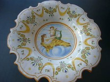 Majolique italienne plat d'occasion  France