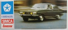 Petite brochure simca d'occasion  France