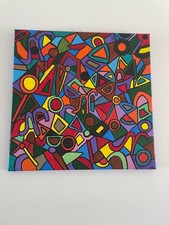 Tableau abstrait composition d'occasion  Albi