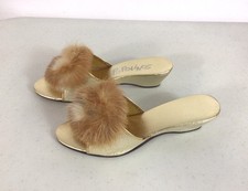 Vintage gold slippers d'occasion  Expédié en Belgium