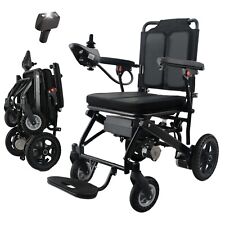Czarny All Terrain Ultralekki składany elektryczny wózek inwalidzki, podwójna bateria na sprzedaż  PL
