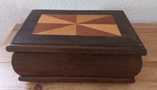 Holzschatulle deckel intarsien gebraucht kaufen  Warburg