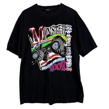 Camisa Y2K 2002 Monster Truck Smash Tour preta - Adultos GG comprar usado  Enviando para Brazil
