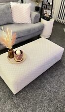 Large cream footstool for sale  HYDE