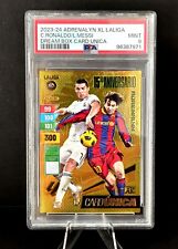 2023-24 Panini Adrenalyn XL Cristiano Ronaldo Lionel Messi Card Unica PSA 9 comprar usado  Enviando para Brazil