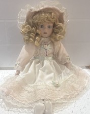 Vintage porcelain doll for sale  BEDFORD