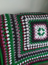 Handmade granny square for sale  Newtown