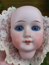 Linda cabeça de boneca William Goebel Bisque 3 1/2 "(9 cm) olhos azuis comprar usado  Enviando para Brazil
