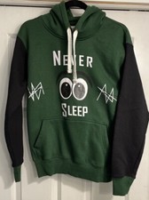 Usado, Moletom com capuz unissex pequeno verde nunca dorme colorblock bordado urso sábio sexy comprar usado Usado, Moletom com capuz unissex pequeno verde nunca dorme colorblock bordado urso sábio sexy comprar usado  Enviando para Brazil