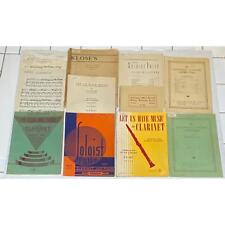 Vtg songbook clarinet for sale  Bakersfield