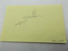 ASSINADO À MÃO 6" x 4" PÁGINA DE LIVRO AUTÓGRAFO - NIGEL WALKER - UNIÃO DE ATLETISMO E RUGBY comprar usado  Enviando para Brazil