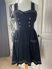 Kleid rockabilly schwarz gebraucht kaufen  Deutschland