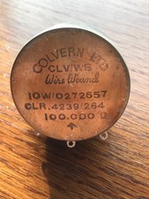 Vintage colvern 100k for sale  SHREWSBURY