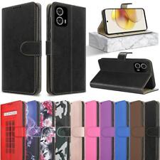 Capa carteira telefone couro para Motorola Moto G85 E14 G04 G34 G54 G84 E13 comprar usado  Enviando para Brazil