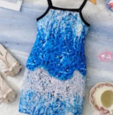 Niedliches mädchenkleid blume gebraucht kaufen  Paderborn