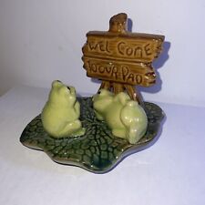 Frog figurine welcome for sale  Hudson