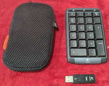Usado, Teclado sem fio Logitech 2.4 GHz teclado numérico teclado com dongle USB comprar usado  Enviando para Brazil