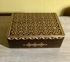 Vintage wooden hinged for sale  MANCHESTER