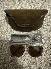 Usado, Tom Ford masculino TF-815 28E armação de metal ouro rosa com lente marrom policarbonato comprar usado  Enviando para Brazil