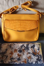 Handtasche gelb kunstleder gebraucht kaufen  Böhmenkirch