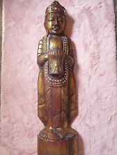 Buddha holz figur gebraucht kaufen  Wilthen