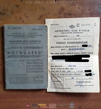 Libretto circolazione foglio usato  Reggio Calabria