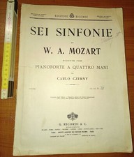 Czerny sei sonate usato  Novellara