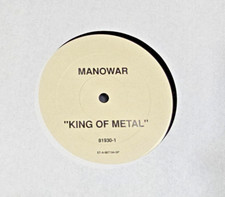 MANOWAR - KING(s) OF METAL ADVANCE PROMO LP + LETTER 1988 comprar usado  Enviando para Brazil
