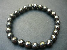 Bracelet perles hématite d'occasion  Bordeaux-