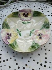 Assiette barbotine majolique d'occasion  France