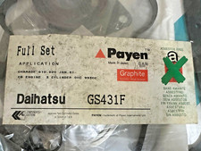 4x CONJUNTO COMPLETO DE JUNTA DE MOTOR PAYEN GS431F 04111-87727 SERVE PARA CHARADA DAIHATSU (G10) comprar usado  Enviando para Brazil