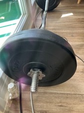 Langhantelstange gewichten gebraucht kaufen  Berlin