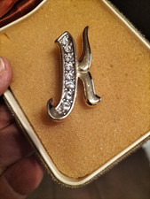 Gold tone initial for sale  OLDHAM