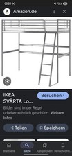 Hochbett metall schwarz gebraucht kaufen  Stolberg (Rhld.)