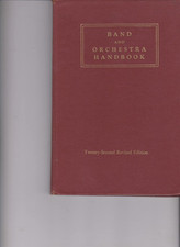 Band and Orchestra Handbook - Conn Band Instruments - Hardcover - Acceptable segunda mano  Embacar hacia Mexico