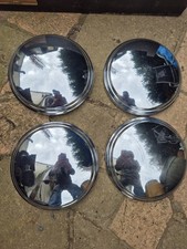 Chrome hub caps for sale  EXETER