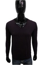 Maglione Uomo Tommy Hilfiger M Viola Scuro Cashmere Collo V Elegante Originale na sprzedaż Maglione Uomo Tommy Hilfiger M Viola Scuro Cashmere Collo V Elegante Originale na sprzedaż  Wysyłka do Poland
