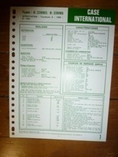 A220103 b220105 fiche d'occasion  France